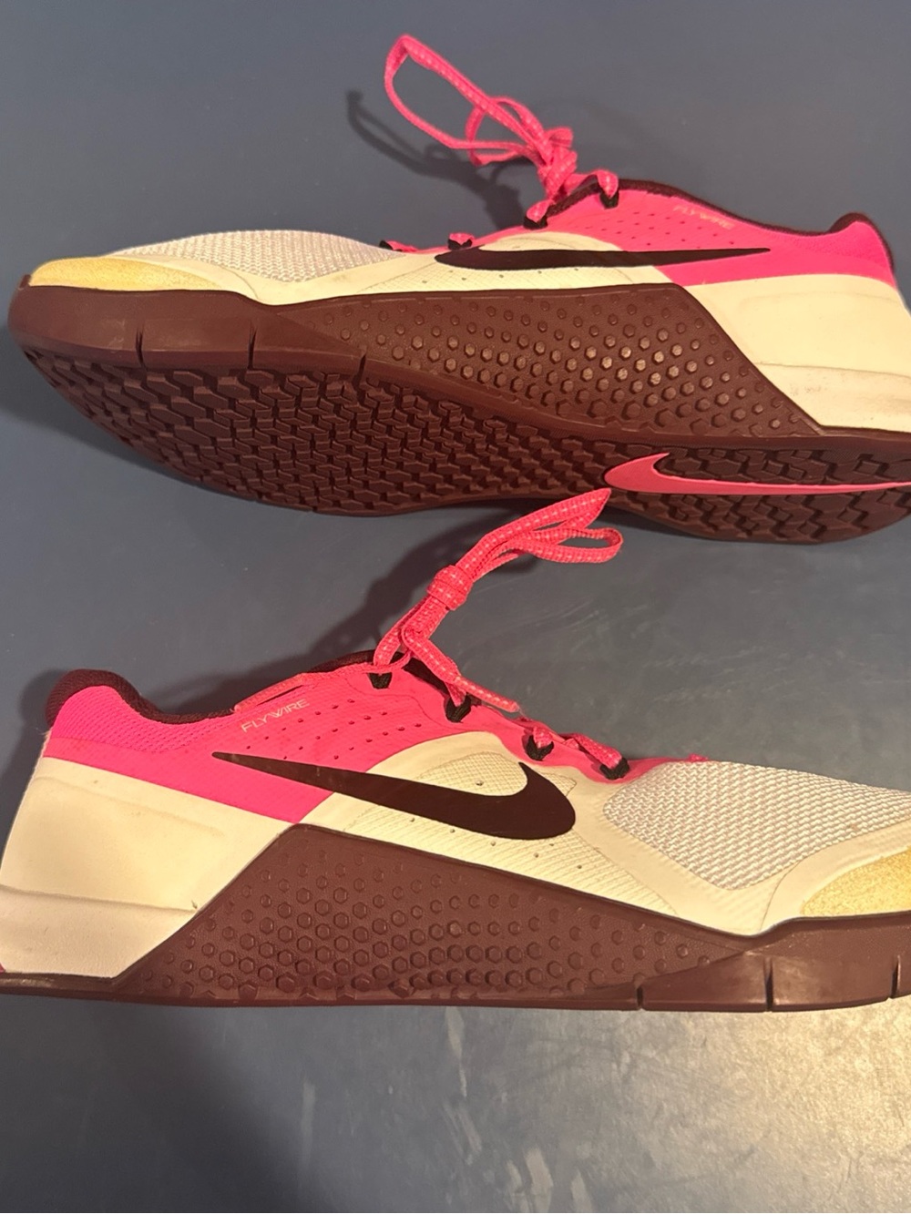 Nike Metcon Shoe Pink, White Training Shoe Womens Size 8